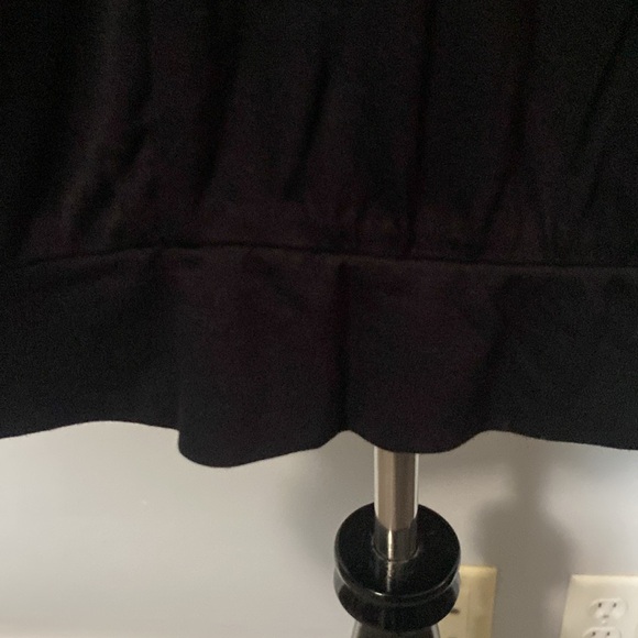 VENUS Lascana Women’s Black V-Neck Blouse Wide Sleeve Banded Bottom Sz XL NWOT - Picture 7 of 10